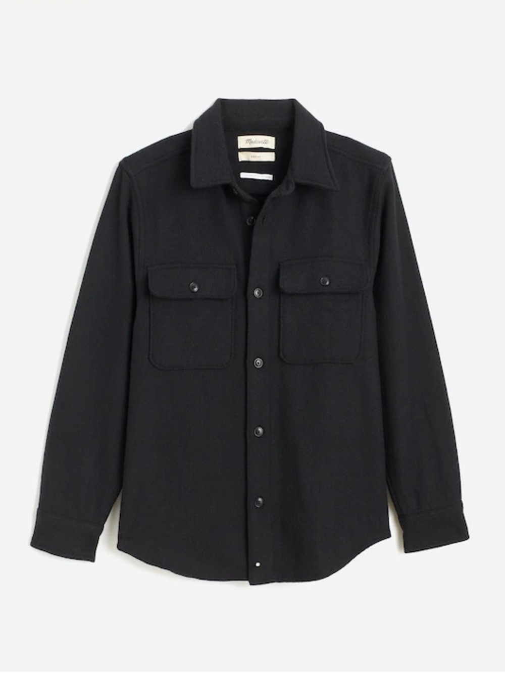 Madewell Men's Twill Easy Shirt Black